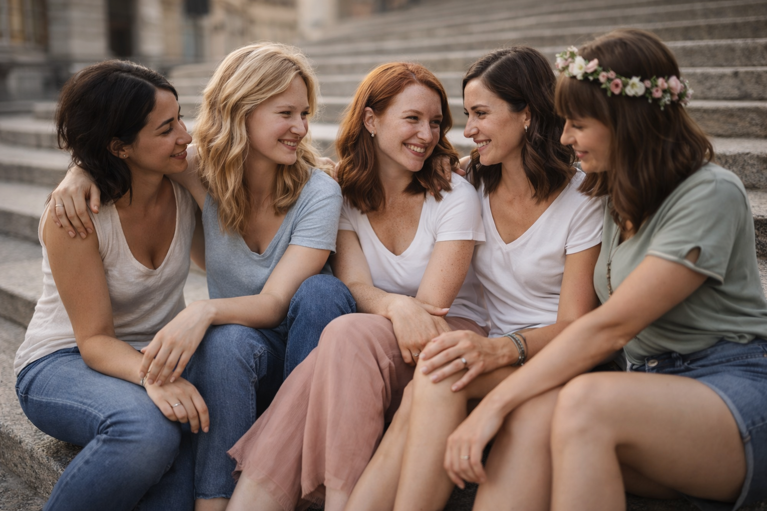 Emotionale Momente beim JGA Fotoshooting